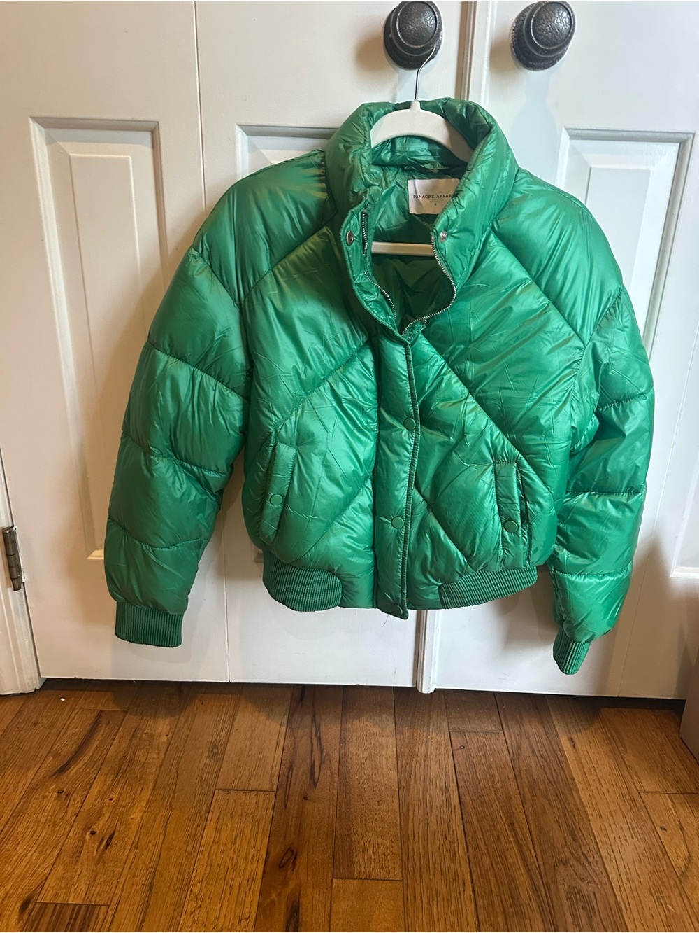 Ladies Puffy Jacket - Green